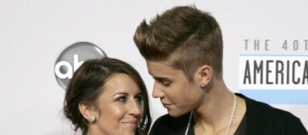Pattie Mallette e Justin Bieber Pattie Mallette e Justin Bieber