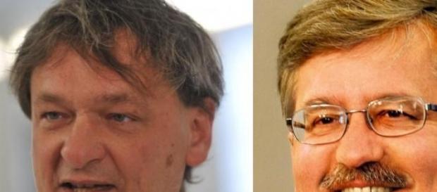 Piotr Tymochowicz i Bronisław Komorowski Piotr Tymochowicz i Bronisław Komorowski
