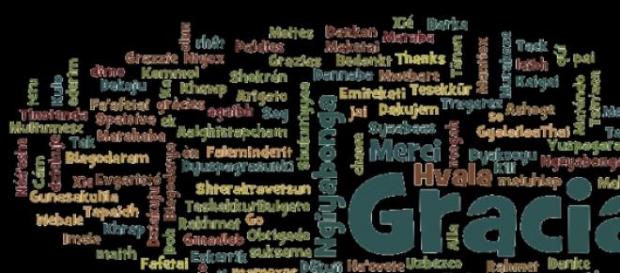 "Gracias" en varios idiomas "Gracias" en varios idiomas