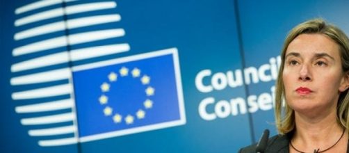 Federica Mogherini al Consiglio Europeo