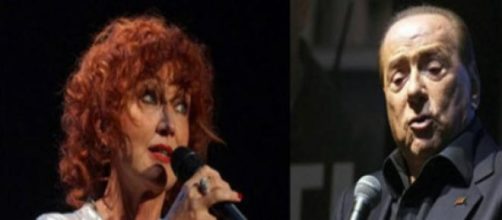 Fiorella Mannoia e Berlusconi