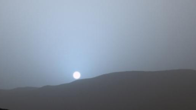 Romantico tramonto marziano.