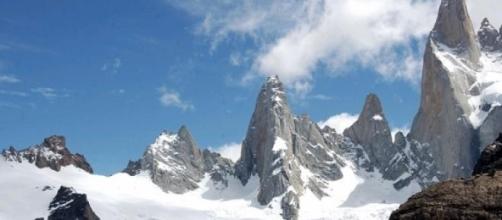 Cerro Torre, ubicado en el sur de la Patagonia