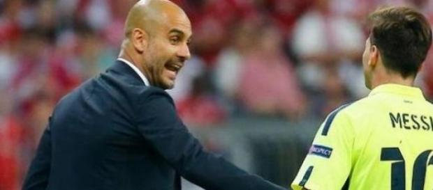 Guardiola e Messi têm uma forte cumplicidade Guardiola e Messi têm uma forte cumplicidade