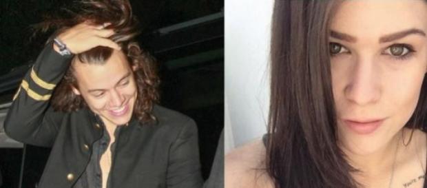 Harry Styles e a suposta nova namorada Joy Muggli Harry Styles e a suposta nova namorada Joy Muggli