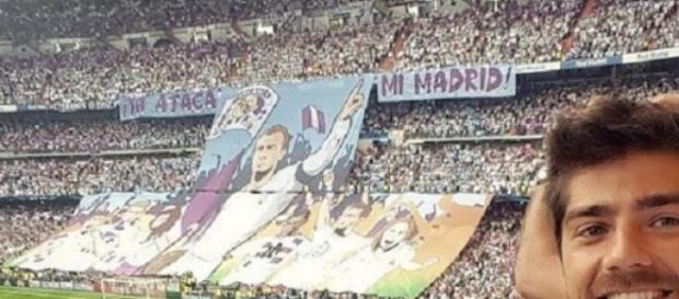 O actor esteve a assistir ao jogo do real madrid O actor esteve a assistir ao jogo do real madrid