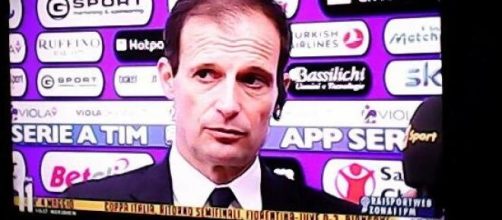 Allegri, allenatore della Juventus 
