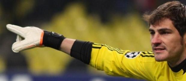 Iker Casillas en un partido del Real Madrid Iker Casillas en un partido del Real Madrid