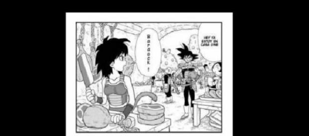 Primera aparición de Gine en un manga Primera aparición de Gine en un manga