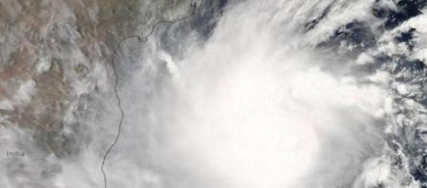Cuerpo de huracán visto desde el espacio. Cuerpo de huracán visto desde el espacio.