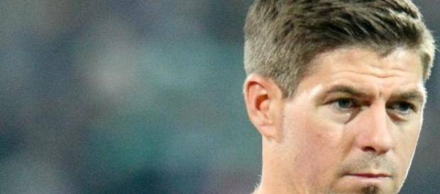 Steven Gerrard con el Liverpool Steven Gerrard con el Liverpool