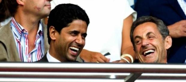 Sarkozy s'entend bien avec le président du PSG. Sarkozy s'entend bien avec le président du PSG.