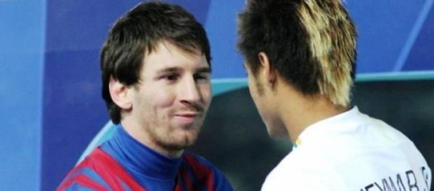 La 'Pulga' Y Neymar, astros del Barca La 'Pulga' Y Neymar, astros del Barca