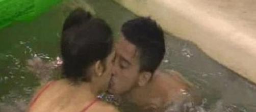 Paz y Nico se besaron en la piscina ¿Y Brian?
