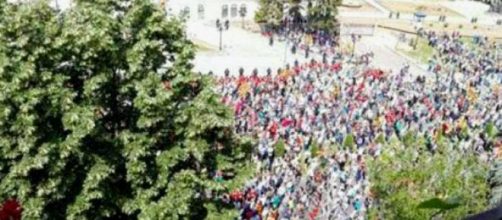 La rivoluzione macedone appoggiata dall'occidente