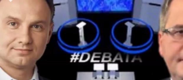 Duda vs Komorowski debata, źródło: YouTube Duda vs Komorowski debata, źródło: YouTube