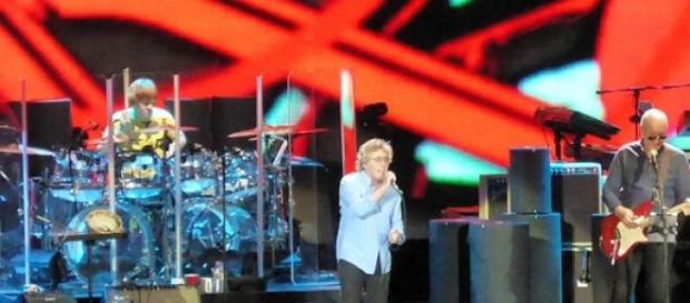 Roger Daltrey e Pete Townshend em ação, na turnê Roger Daltrey e Pete Townshend em ação, na turnê