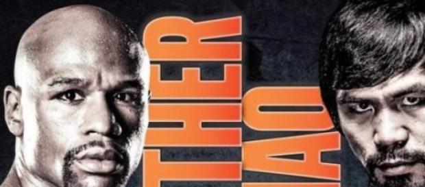 Póster de la pelea entre Pacquiao y Mayweather Póster de la pelea entre Pacquiao y Mayweather