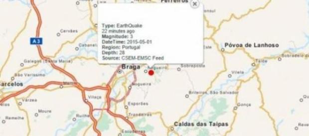 Sismo foi sentido às 2:46h da madrugada Sismo foi sentido às 2:46h da madrugada