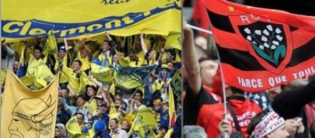 Supporters de Clermont et de Toulon sont prêts Supporters de Clermont et de Toulon sont prêts