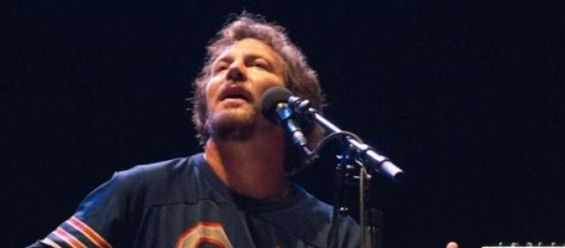Eddie Vedder se despidió de David Letterman Eddie Vedder se despidió de David Letterman