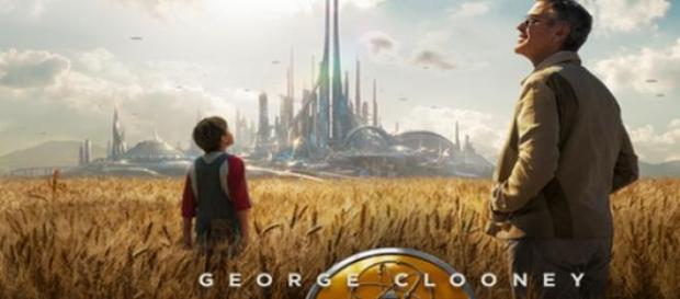 George Clooney en Tomorrowland, película de Disney George Clooney en Tomorrowland, película de Disney