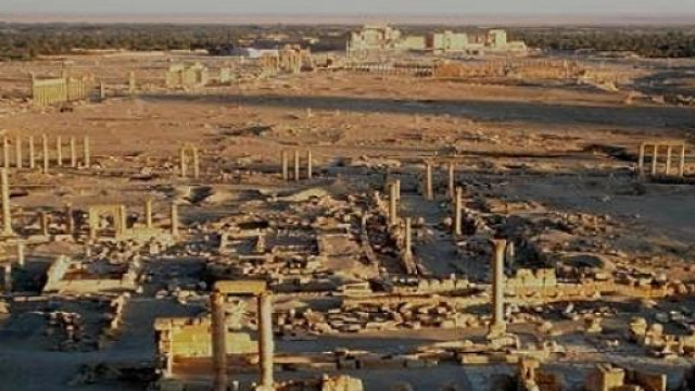 Antiche rovine di Palmyra