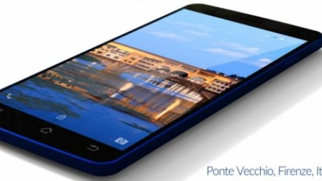 Un render di Stonex One con sfondo Ponte Vecchio