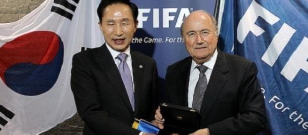 Blatter (right) retains the support of many Blatter (right) retains the support of many