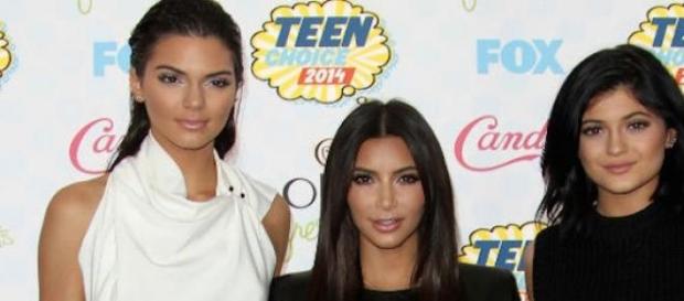 Kendall Jenner, Kim Kardashian et Kylie Jenner. Kendall Jenner, Kim Kardashian et Kylie Jenner.
