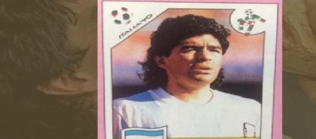 Maradona, album de figuritas del mundial Italia 90 Maradona, album de figuritas del mundial Italia 90