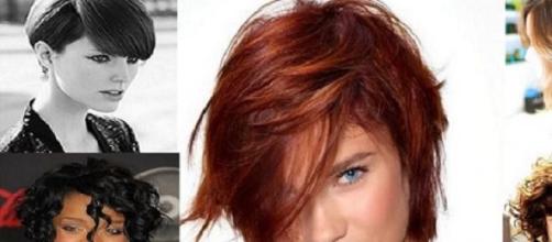 Tagli Di Capelli Corti Scalati Ricci E Lisci