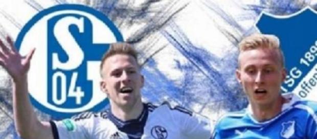 Die Torjäger Felix Schröter (li.) und Joshua Mees Die Torjäger Felix Schröter (li.) und Joshua Mees