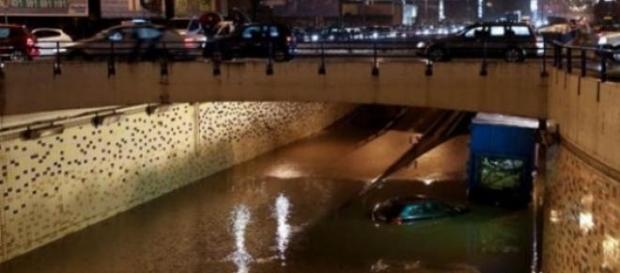 Braga afetada pela chuva. Braga afetada pela chuva.