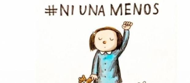 Dibujo realizado por el artista Liniers Dibujo realizado por el artista Liniers