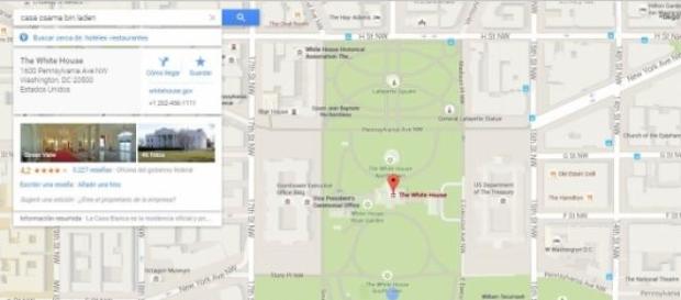Google Maps: Al buscar 'casa Osama bin Laden' Google Maps: Al buscar 'casa Osama bin Laden'