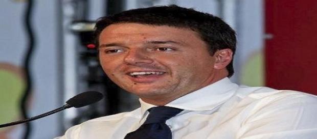 Il Premier Renzi durante una conferenza stampa Il Premier Renzi durante una conferenza stampa