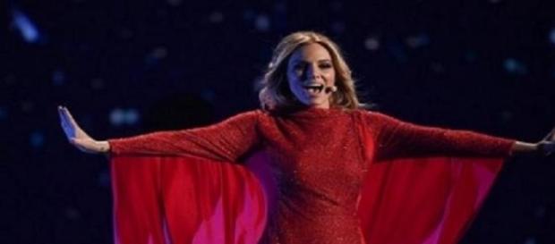 Edurne en su actuación del sábado Edurne en su actuación del sábado
