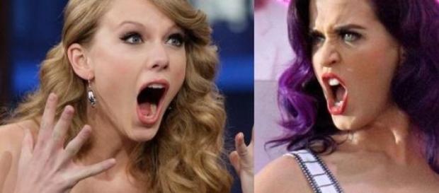 Katy y Taylor pelea de divas Katy y Taylor pelea de divas