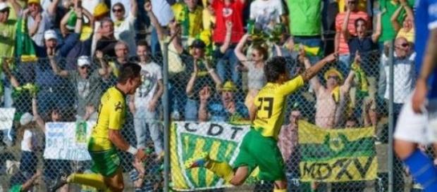 Golo de André Carvalhas leva adeptos à loucura Golo de André Carvalhas leva adeptos à loucura