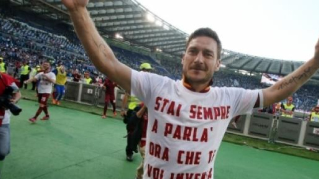 Lo sfott&ograve; di Francesco Totti