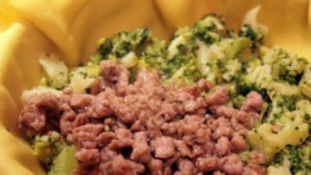torta salata con broccoli
