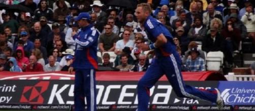 Broad (right) and Stokes bowled England to victory
