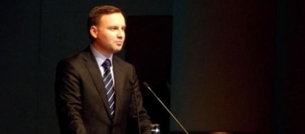 Andrzej Duda przemawia do wyborców Andrzej Duda przemawia do wyborców