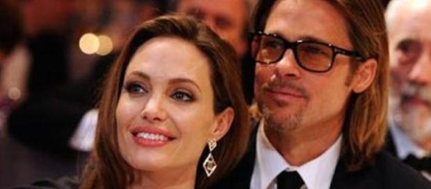 Angelina Jolie et Brad Pitt. Angelina Jolie et Brad Pitt.