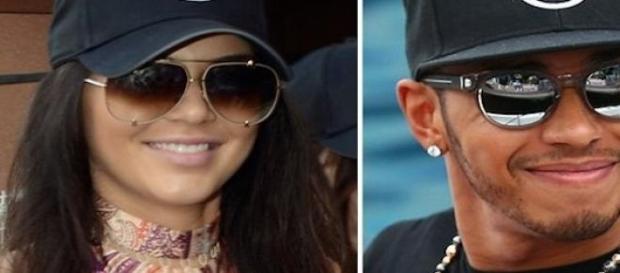 Kendall Jenner et Lewis Hamilton à Monaco. Kendall Jenner et Lewis Hamilton à Monaco.