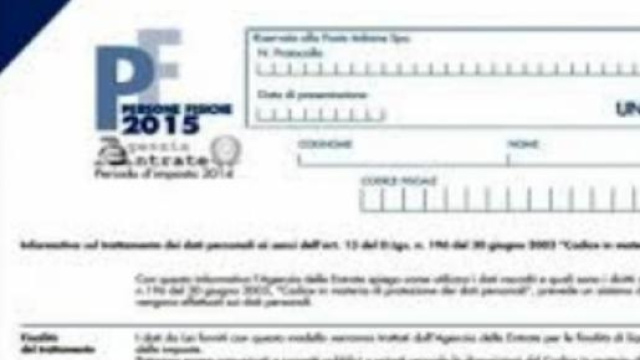 unico persone fisiche 2015 redditi