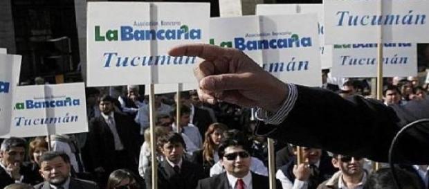 Concentración de bancarios en Tucumán Concentración de bancarios en Tucumán