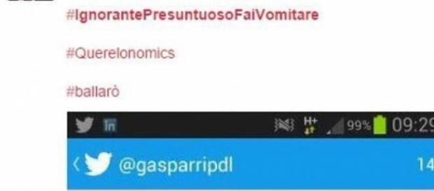 Il tweet che costa a Gasparri il rinvio a giudizio Il tweet che costa a Gasparri il rinvio a giudizio