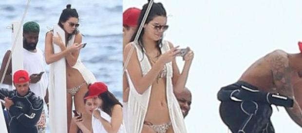 Kendall Jenner exibiu a boa forma física Kendall Jenner exibiu a boa forma física
